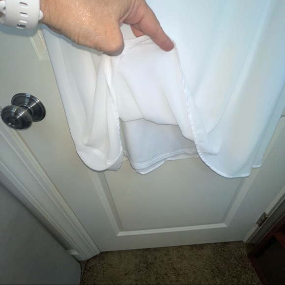 Altar’d State White Dress Lace Cap Sleeve Shift S - Picture 6 of 14